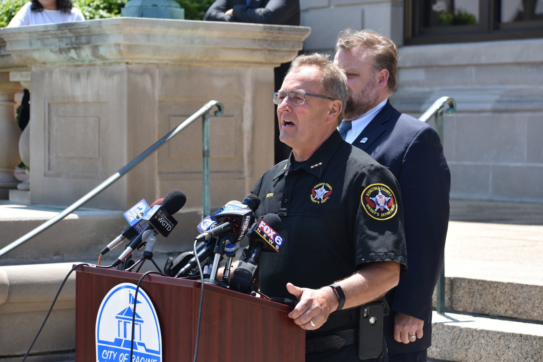David speaks at City Hall
